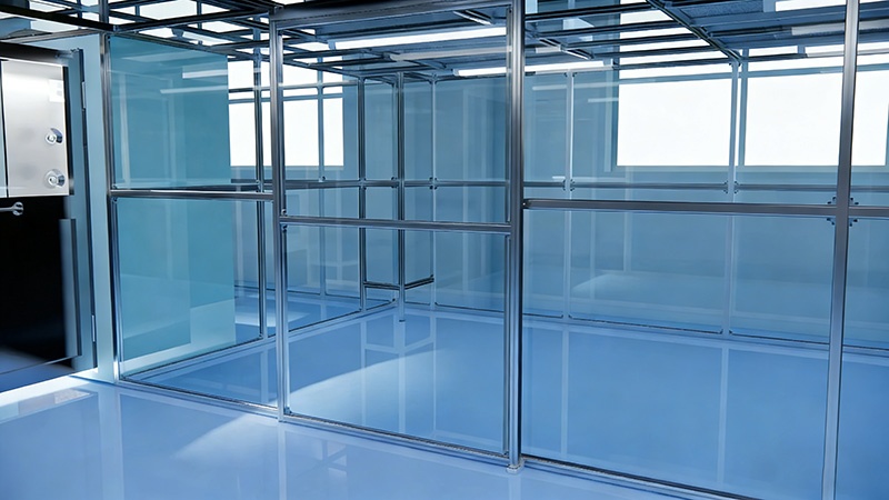 昆山某半导体元件厂万级洁净棚项目